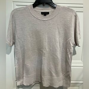 Banana Republic Women’s Light Tan Short Sleeve Sweater